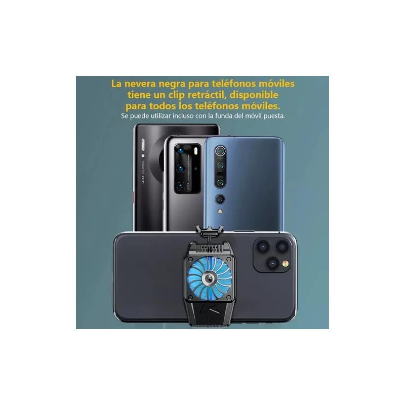 Ventilador Enfriador Para Celular Universal Recargable