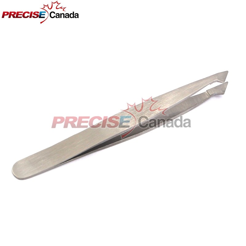 PRECISE CANADA: POINTED SLANT TWEEZER, STAINLESS STEEL