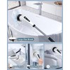 Electric Spin Scrubber for Cleaning Bathroom: Cordless Power Shower Scrubber