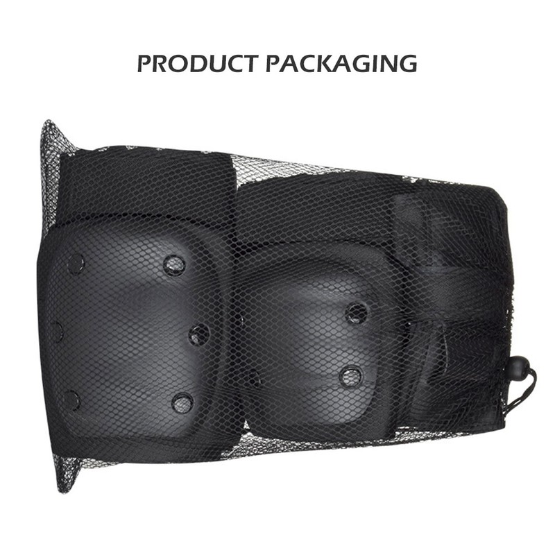 6 Pcs Adults Kids Knee Pads Elbow Pads Wrist Pads