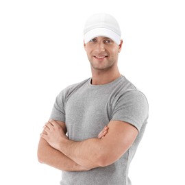 DALIX Baseball Cap Dad Hat Plain Men Women Cotton Adjustable Blank in White