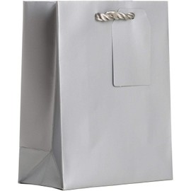 JILLSON & ROBERTS 6-Count Hanukkah Gift Bags Available in 5 Different Assortments, Small, Matte Silver/Gold/Royal/White