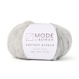 Mode at Rowan, Softest Alpaca, Pebble, 50g