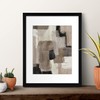 ArtbyHannah 11x14 Inch Black Framed Abstract Wall Art Set of