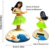 1 Pc Solar Powered Dancing Figures Decoration, Hawaiian Hula Dance