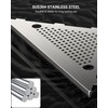 AJOBEND Corner Shower Shelves with Razor Slot & 2 Hooks,