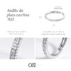 OLEA Anillo Ajustable de Promesa o Compromiso, Churumbela Plata 925