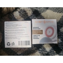 Clarisonic Radiance Bursh Head Cleansing All Skin Types Replacement Head 2 PCS
