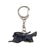 Mojo 387600 Stingray Animal Figure Keychain, Black