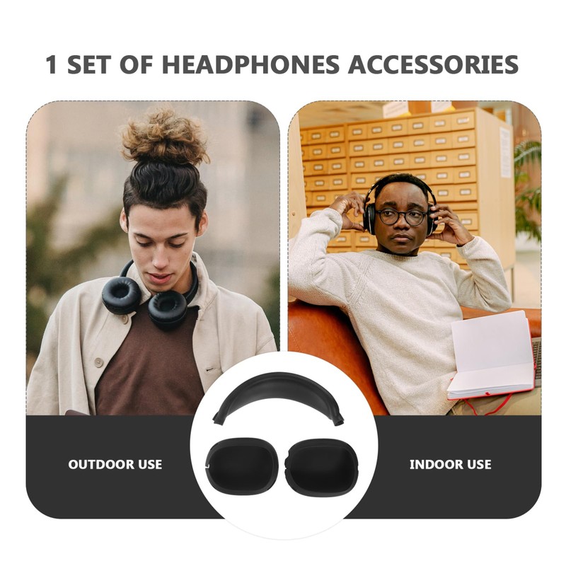 KOMBIUDA 1 Set TPU Headphone Cushion Headband Cover for Scratch