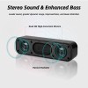 LIELONGREN Upgraded USB Computer /Laptop Speaker with Stereo Sound &