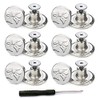 12 Sets 17mm Replacement Jean Buttons for Sewing Metal Jeans,No-sew Nailess Removable Metal Jean Buttons,Thread Rivets and Screwdrivers Replacement Repair Combo