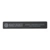 Beauty Secrets 100/180 Rectangular Black Cushion Nail File Black