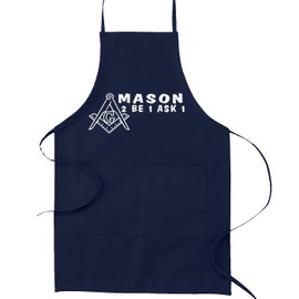 Mason 2B1ASK1 Masonic Cooking Kitchen Apron - [Navy Blue]