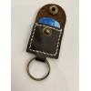 Handmade Leather Guitar Pick Holder Keychain, Guitar Pick Holder Case