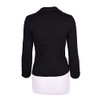 Auliné Collection Women's Casual Work Solid Color Knit Blazer Black