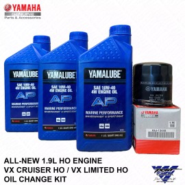 Yamaha OEM Yamaha 2024-25 VX CRUISER HO / VX LIMITED HO Oil Change Kit for 1.9L Engines