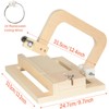 Wooden Soap Cutter for Soap Making, Adjustable Wire Cutter Cutting