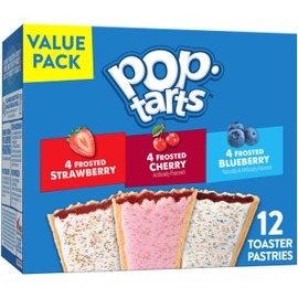 Pop-Tarts Toaster Pastries, Breakfast Foods, Kids Snacks, Variety Pack, 20.3oz Box (24 Pop-Tarts)