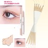 Dual Core Eyeliner, Waterproof Pencil Eyeliner, 2-in-1 Teardrop Bag Pen