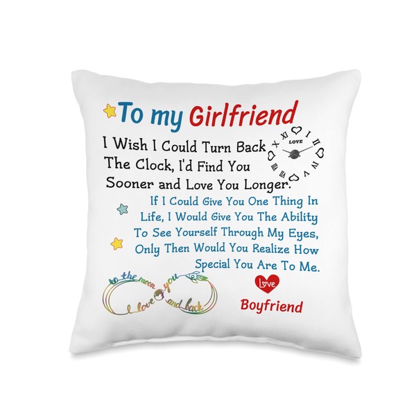 To My Girlfriend Pillow From Boyfriend To My Girlfriend I