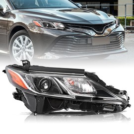 Aosky Compatible with 2018 2019 2020 2021 2022 2023 Toyota Camry LED Headlight L LE SE Assembly Headlamp Replacement(Right Passenger Side)