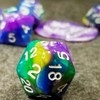 Sage’s Portal Stones DND Dice Set Acrylic Opaque 7-PC Polyhedral