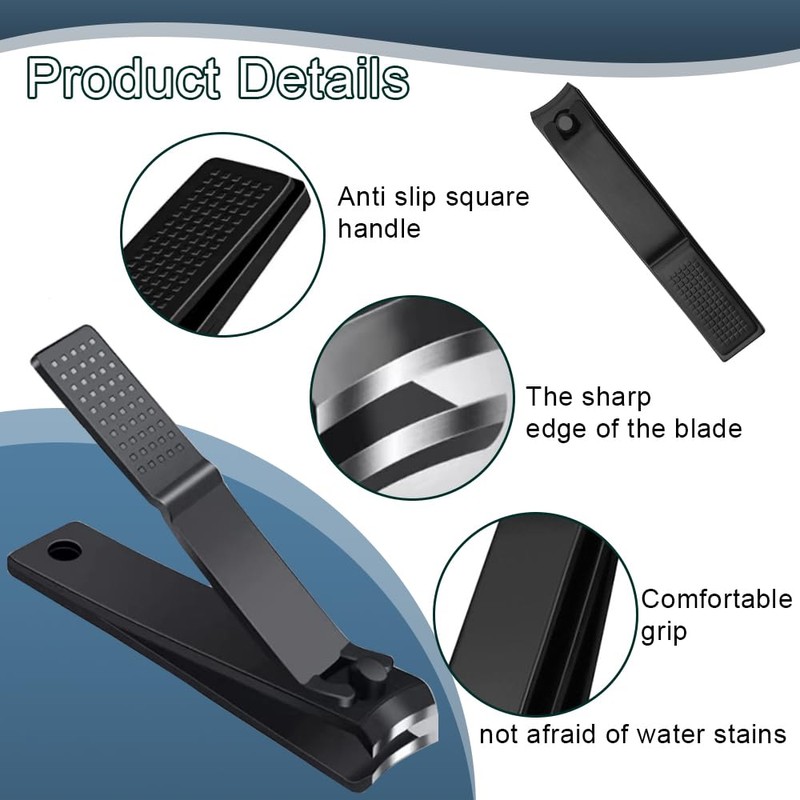 ZBKJYILF 2 Pcs Nagelknipser Set, Nail Clipper, Fingernagel Knipser