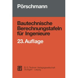 Bautechnische Berechnungstafeln für Ingenieure