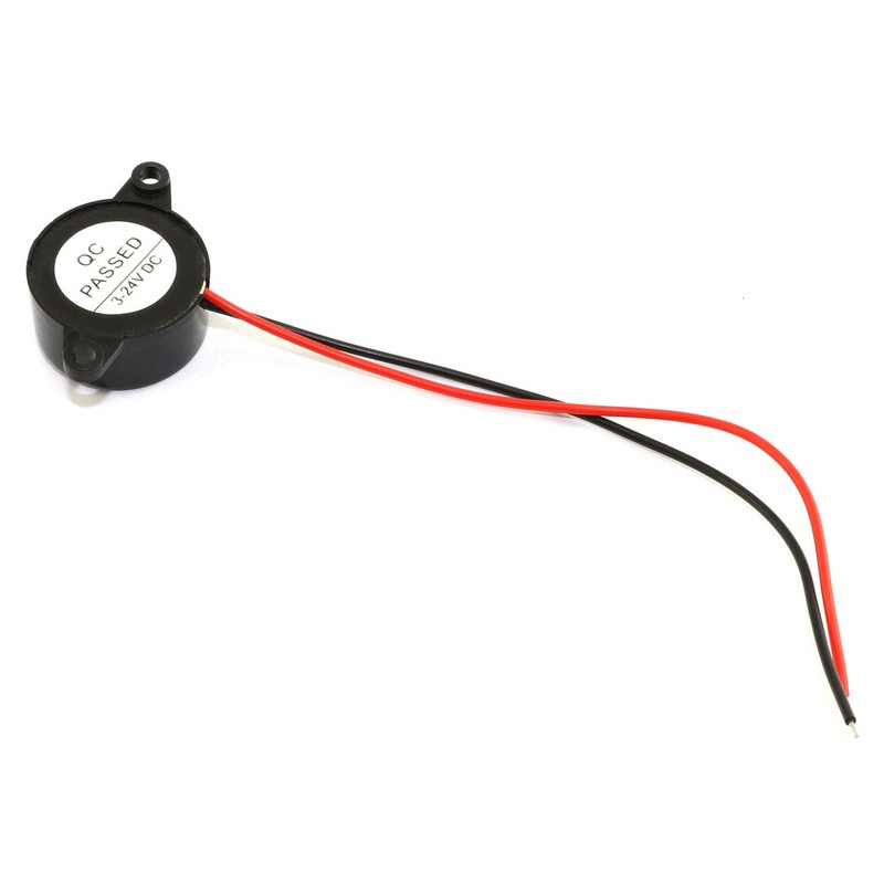 RuiLing 2pcs DC 3-24V Active Piezo Buzzer with Lead Wire