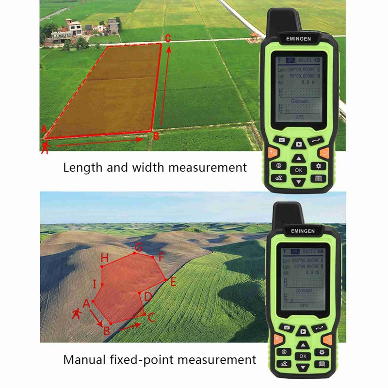 EM90 Mini Portable High Precision Handheld GPS Land Area Meter