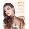 Earring Backs for Droopy Ears, Adjustable Heavy Earrings Lifters Backs,