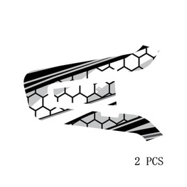 MC MOTOPARTS Protective Cover Decal Wrap Sticker 2 pcs Fish Scales Compatible with CARDO Packtalk Edge