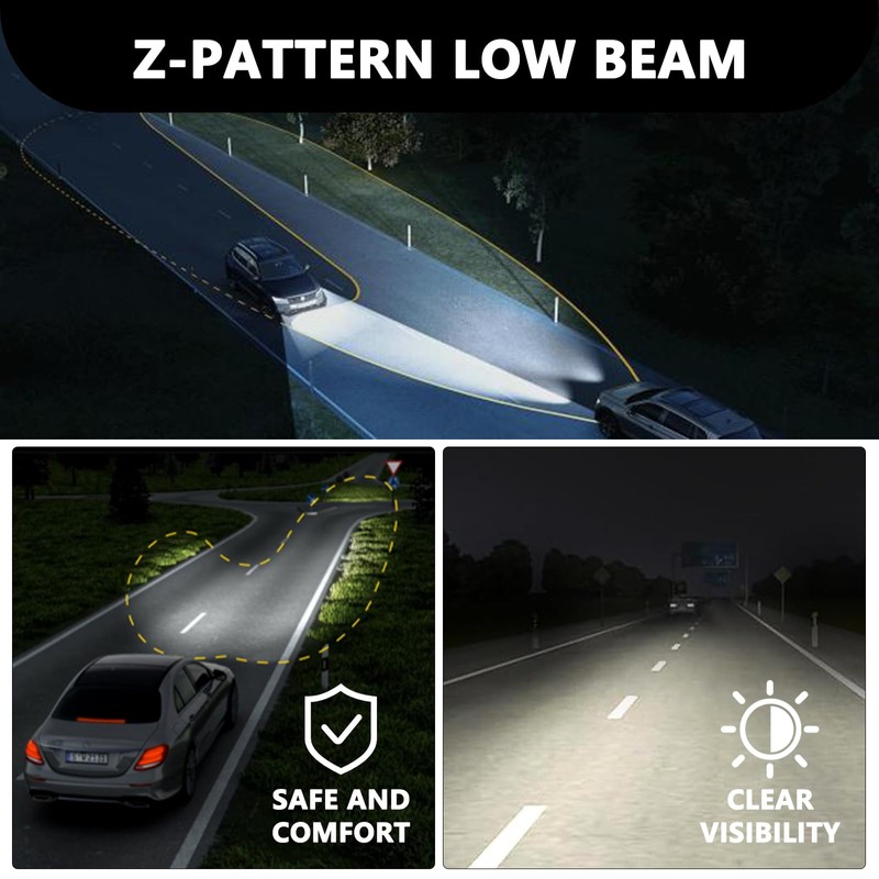 Aosky Headlights [Bulbs Included] Compatible with 2011-2017 Compass/2011-2013 Jeep Grand