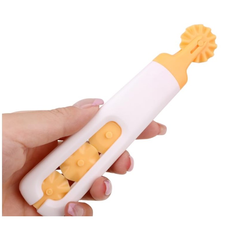 Eokoaiee Pastry Wheel Biscuit Dough Roller Cutter - 4pcs Cutters