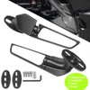 Universal Motorcycle Rear View Mirrors ATV Replacement Side Mirrors 360°