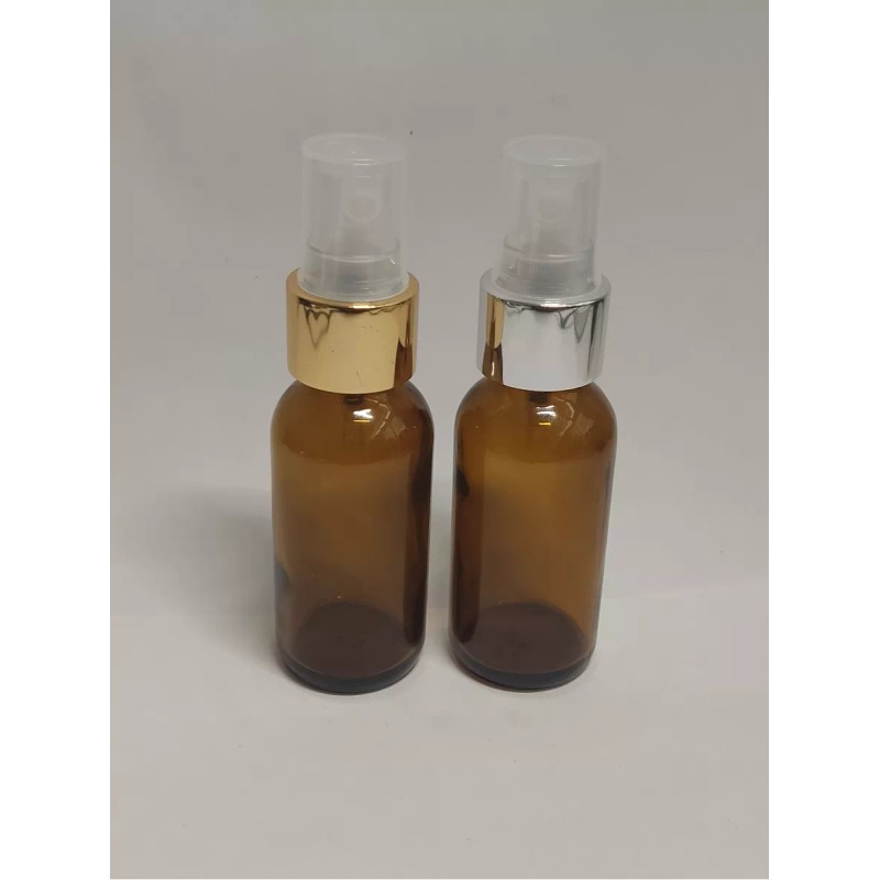 Meliars Frasco Ambar 30 Ml Con Atomizador Dorado / Plata