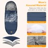 Zooawa Stroller Bunting Bag Universal, Waterproof Baby Stroller Footmuff, Christmas
