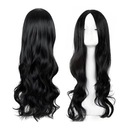 1 Pcs Wave Wigs for Women Girls, 65 cm Curly Ladies Fancy Dress Synthetic Hair Curly Wigs for Black Women Full Hair Replacement Cosplay Party, Daily Use