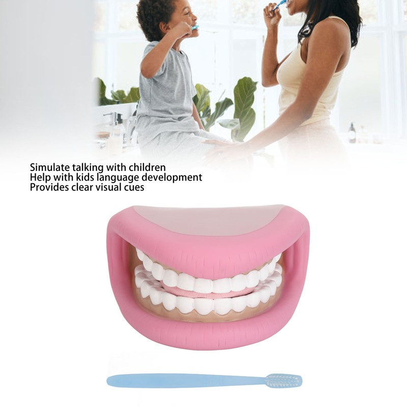 Kids Mouth Hand Puppet 28 Teeth Tongue Mouth Puppet with