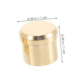 Gatuida 4PCS Dust Caps Protective Covers for Chassis Sockets and Plugs Pure Copper Shielding for Amplifiers and Electronic Music Equipment Enhanced Fade Resistance and Easy Insertion