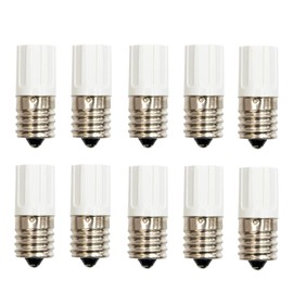 Glow Bulbs FG-1E Set of 10 FG1E FG/1E Glow Starter for 10W - 30W E17 Base (Lighting Tube FG-1EL)