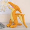 Best Years Knitted Yellow Pterodactyl Dinosaur Soft Toy. Suitable from