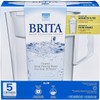 Brita Water Pitcher, Slim, 5 Cup Capacity, Includes One Advanced