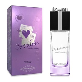 JE T’AIME Tendrement Eau de Parfum for Women – Sweet and Fruity Scent with Lemon, Caramel and Vanilla – The Fragrance of Love – Made in France by EVAFLORPARIS – 3.4 Fl Oz Spray
