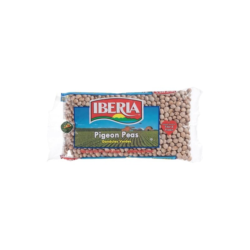 Iberia Dry Pigeon Peas, 12 Ounce