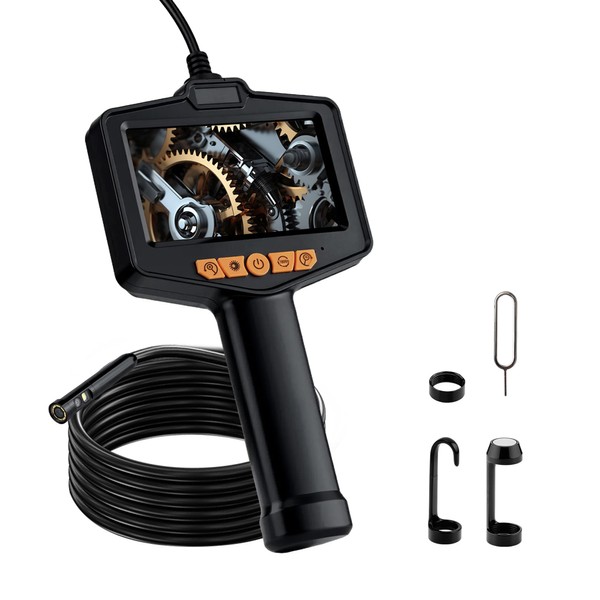 Mcbazel Dual Lens Endoscope Camera with Light, IP67 Waterproof Snake