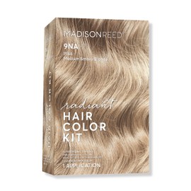 Madison Reed Madison Reed Radiant Hair Color Kit, Medium Smoky Blonde for 100% Gray Coverage, Ammonia-Free, 9NA Pisa Blonde, Permanent Hair Dye, Pack of 1
