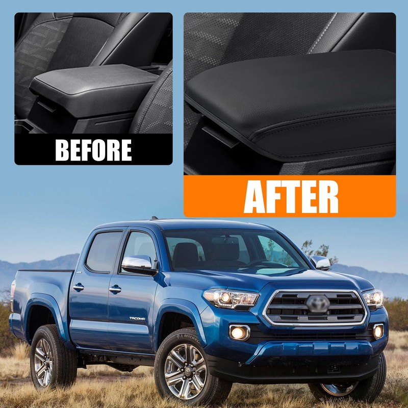 Center Console Cover Compatible with Toyota Tacoma 2024 2025 Accessories