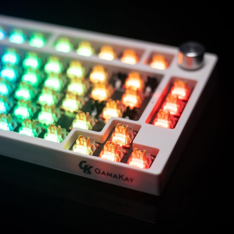 GK GAMAKAY Phoenix Linear Silent Keyboard Switch with LED Diffuser